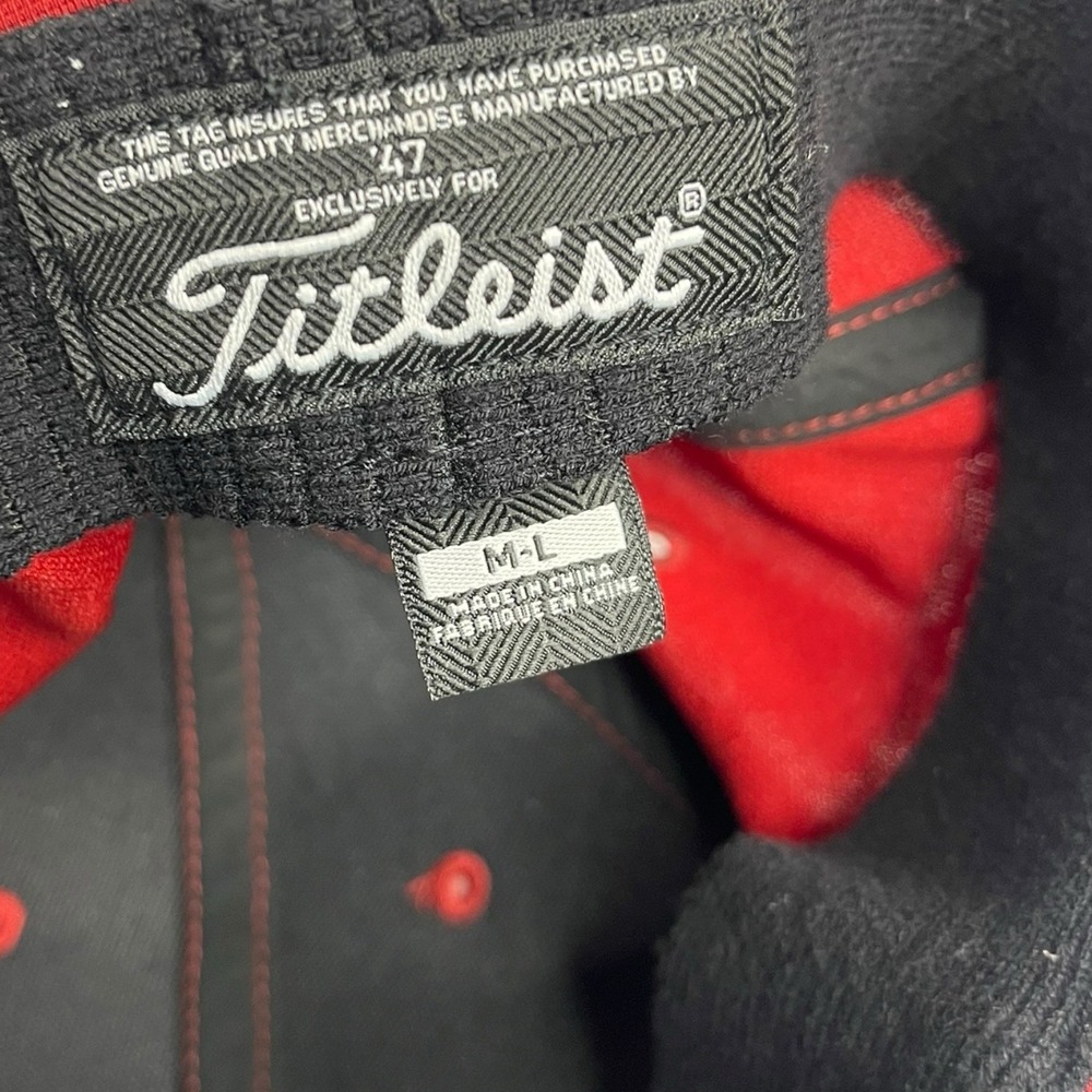 Titleist South Carolina Fitted M-L Hat Cap Gamecocks Golf Red Black Golfing Mens - Picture 9 of 11